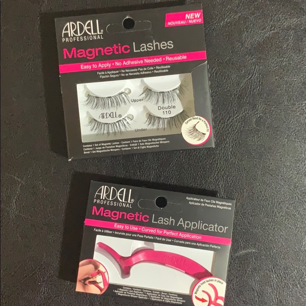 Magnetic eyelashes kit with applicator
